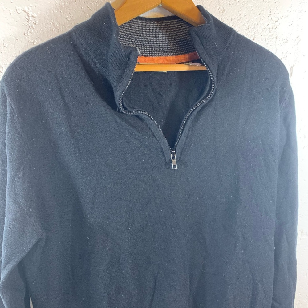 James Tattersall quarter zip sweater